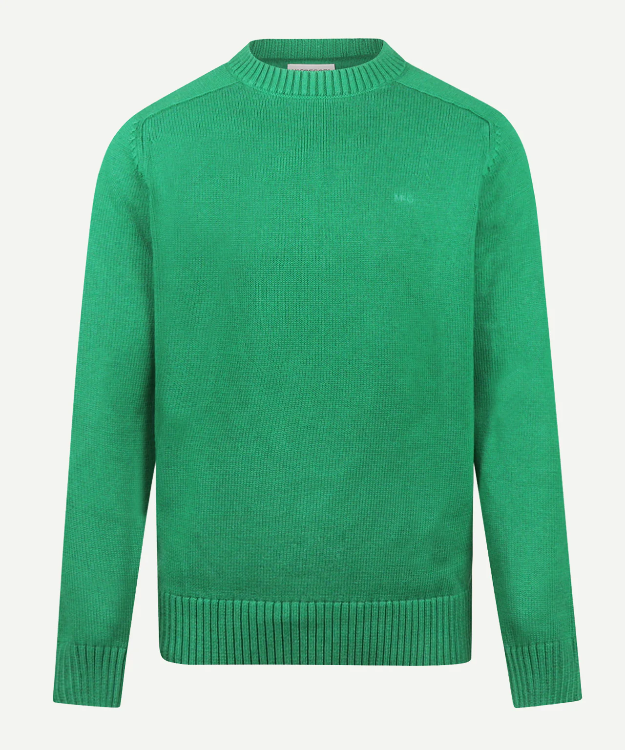Cotton Crew Neck Sweater | Green - Image 2