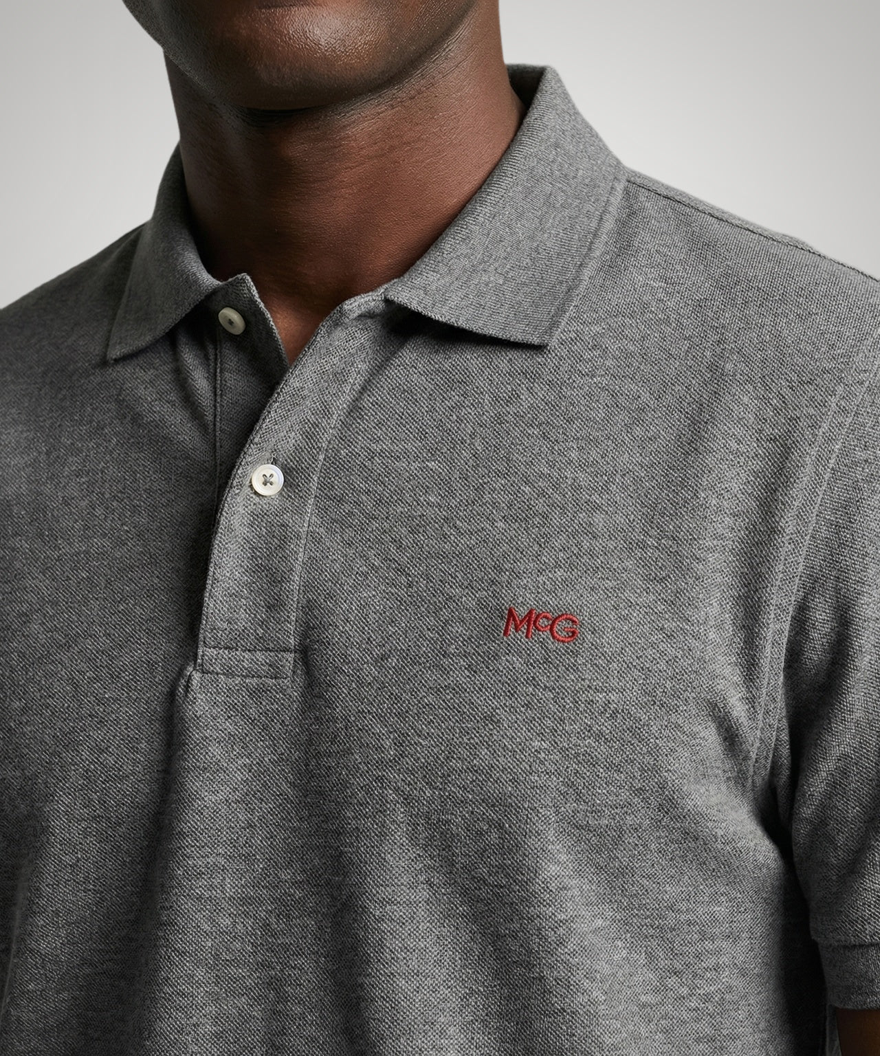 Classic Polo Regular Fit | Dark Gray Melange - Image 5