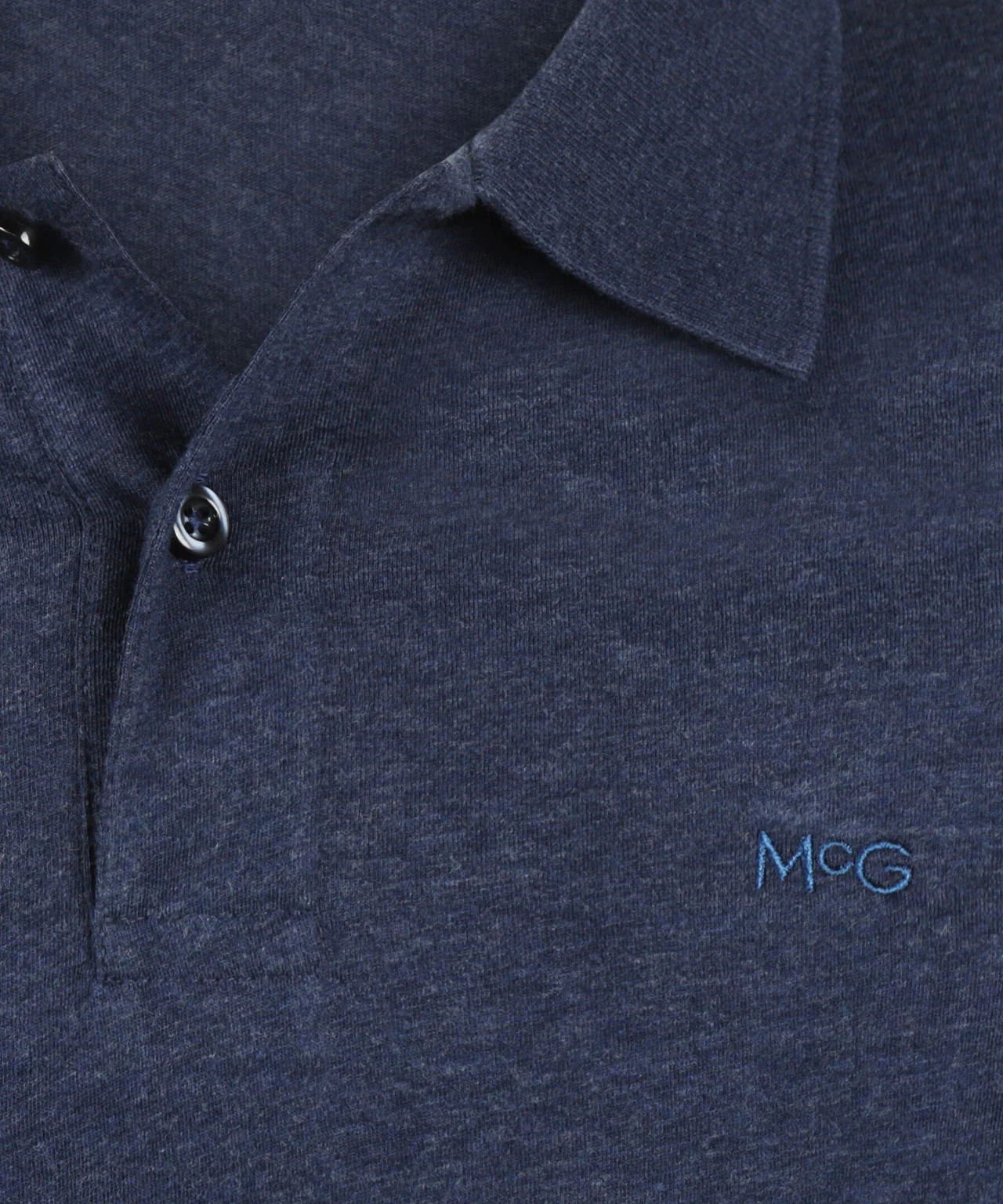 Jersey Polo Mélange | Medium Blue - Image 6