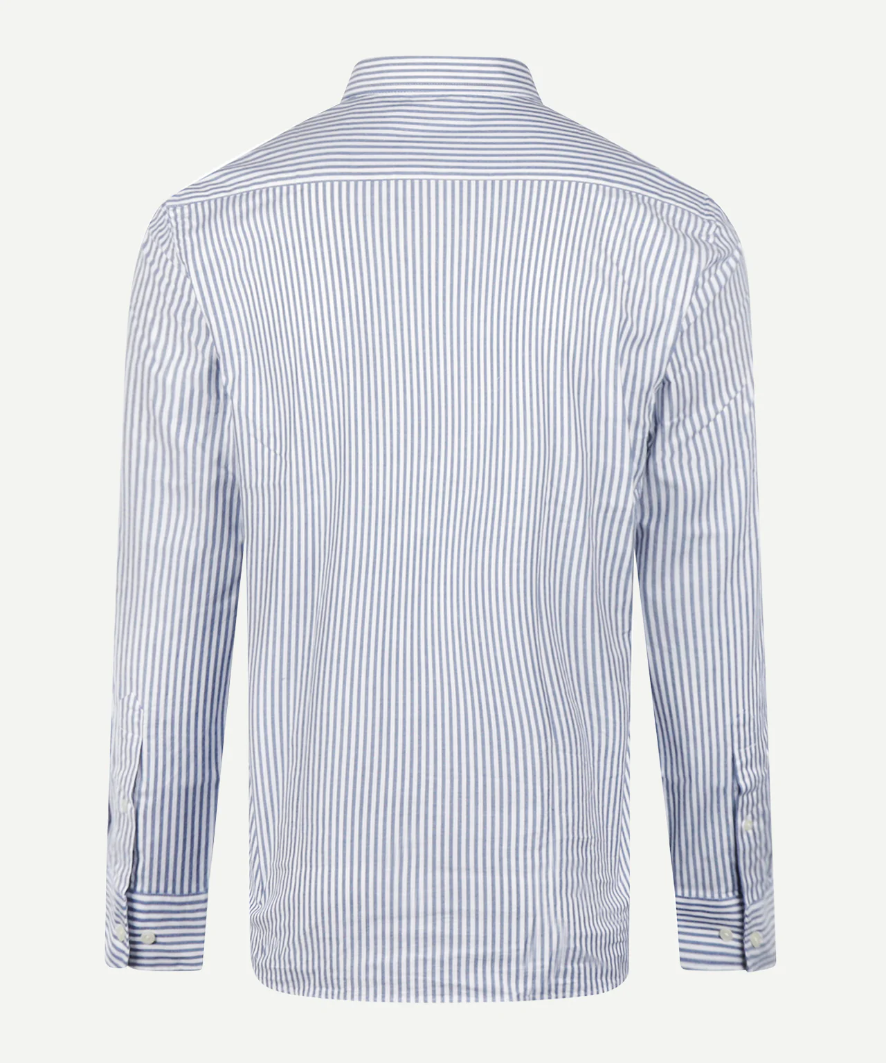 Oxford Shirt Large Stripe | Navy - Image 4