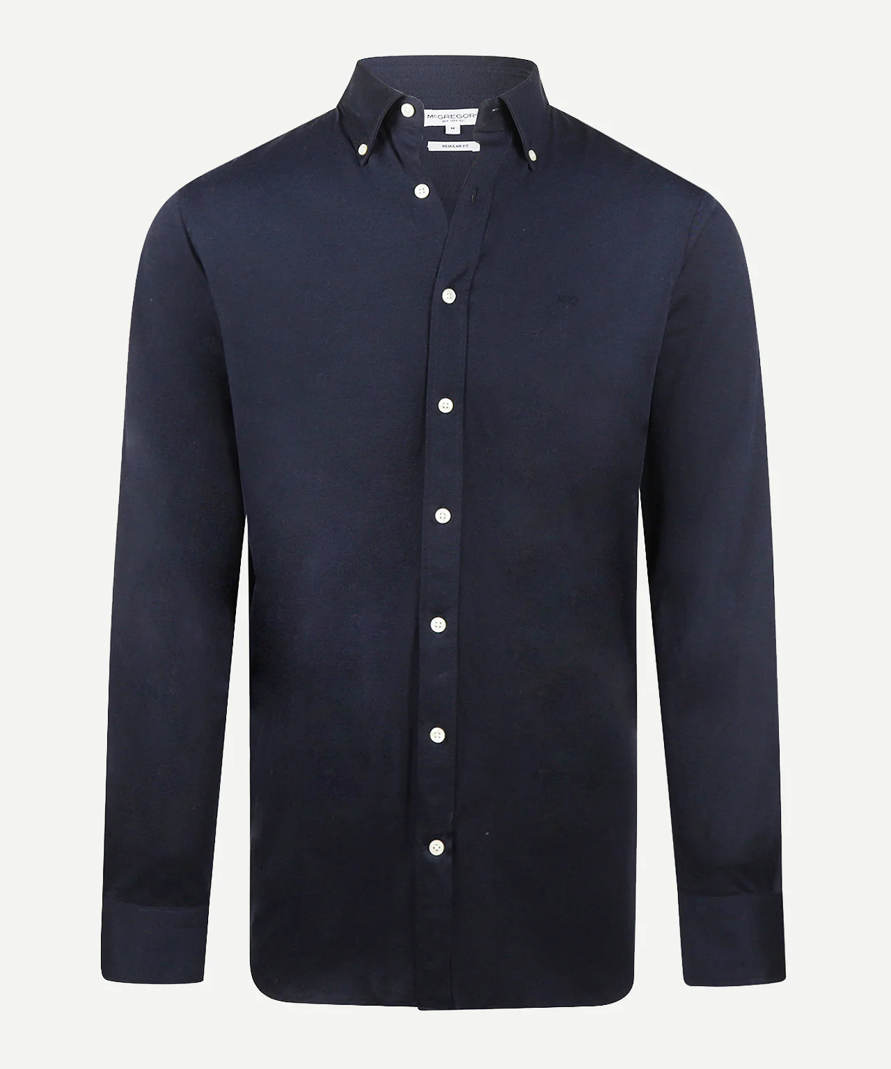 Stretch Piqué Shirt | Navy - Image 2