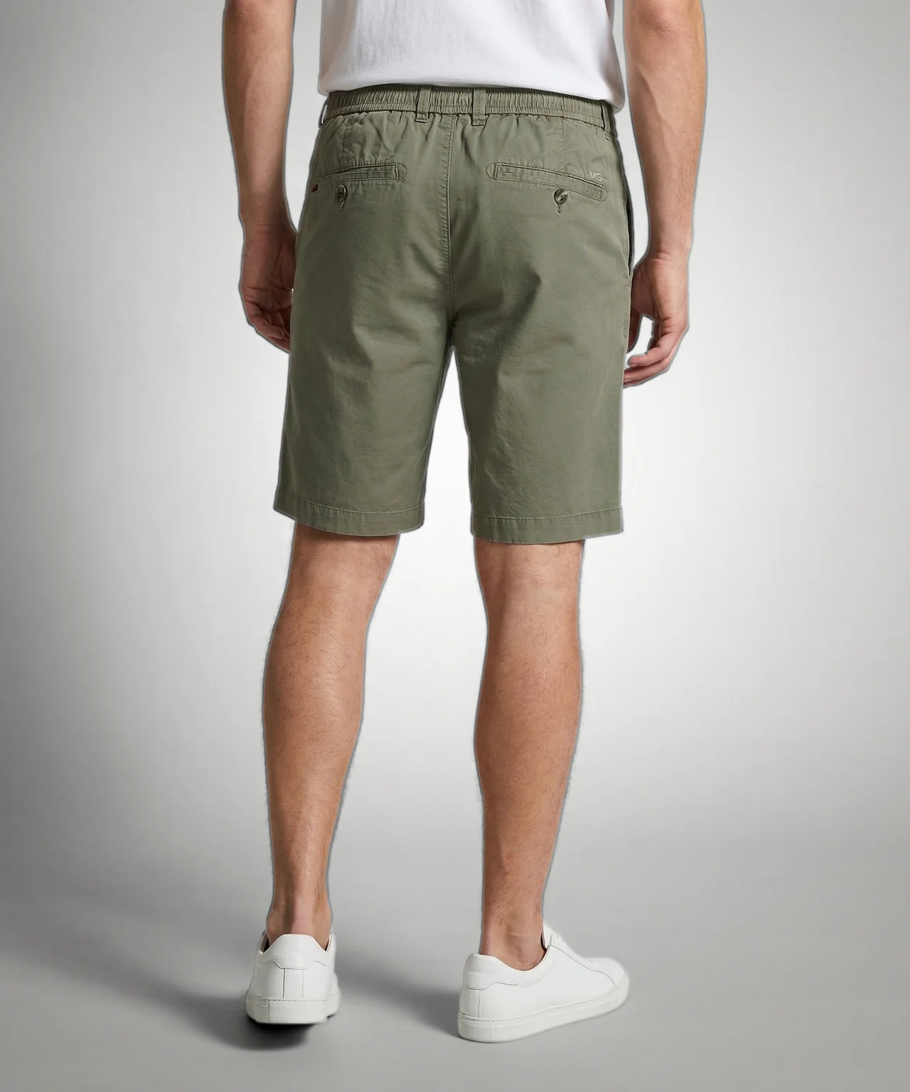 Poplin Shorts | Light Olive - Image 3