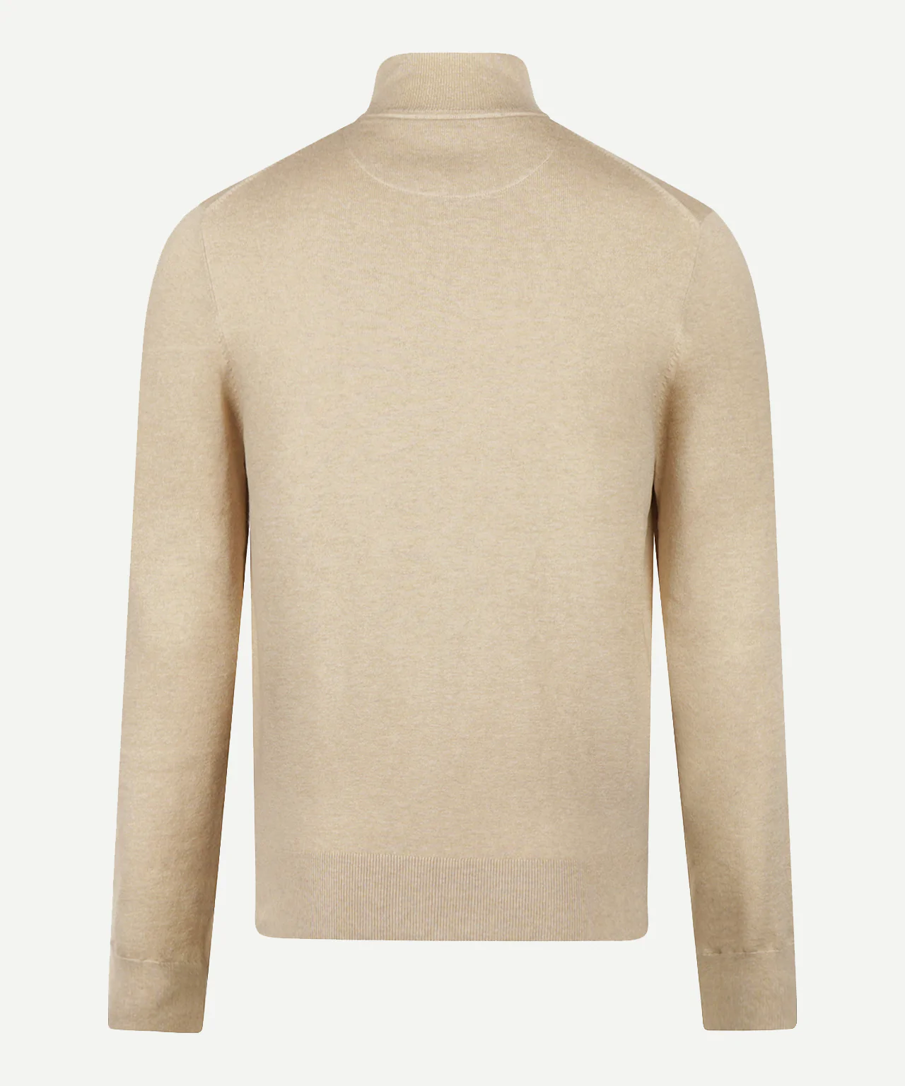Zipped Cardigan Cotton Cashmere | Sand - Image 4
