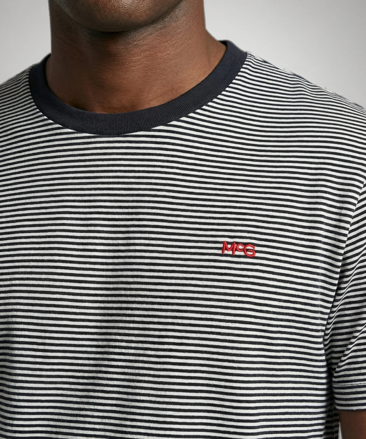 Striped T-Shirt | Navy - Image 5