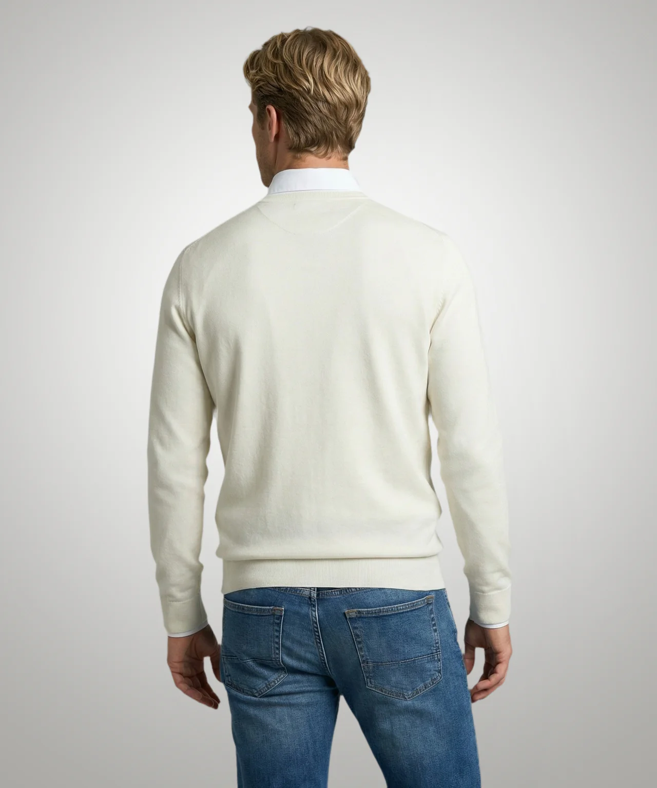 Sweater Cotton-Cashmere Round Neck | Kit - Image 3
