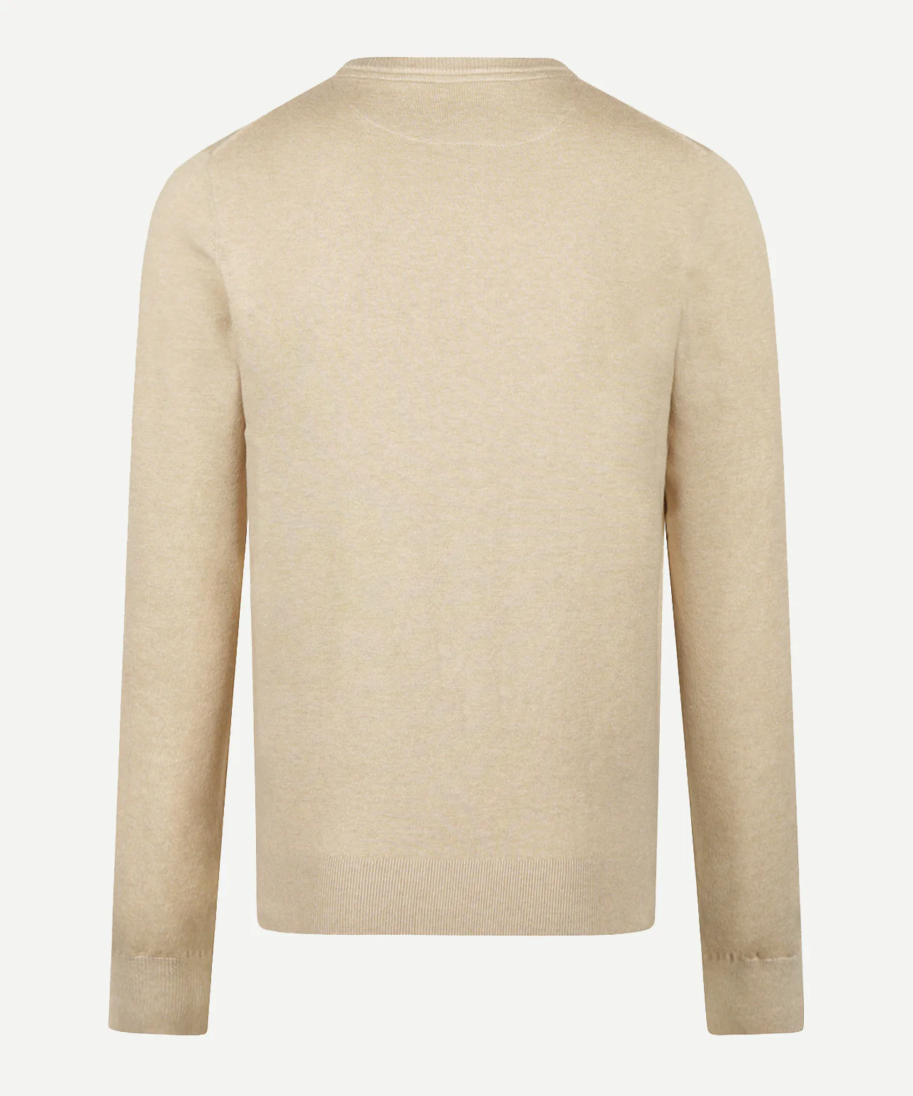 Sweater Cotton-Cashmere Round Neck | Sand - Image 4